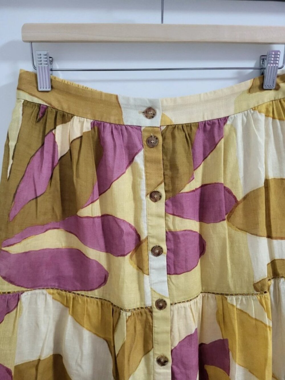 Sezane Ioffia Maxi Skirt Women's L - Picture 5 of 6